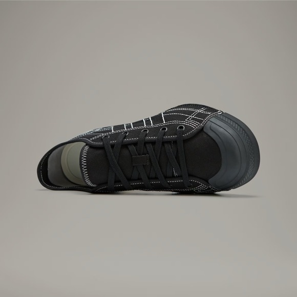 adidas Y3 Nizza Low Lace Up Mens Black Sneakers Casual Shoes IF2041 Size 10 NEW - Picture 3 of 10